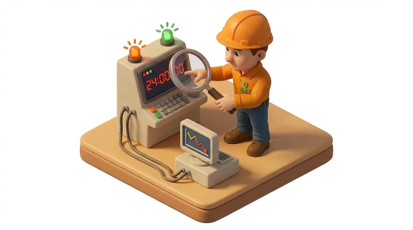 Resolving Midnight Timestamps (24:00:00) in PI System Data Ingestion