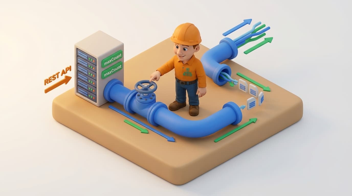 Illustration for PI Web API Data Limits: Mastering maxCount for Efficient Retrieval — PiSharp