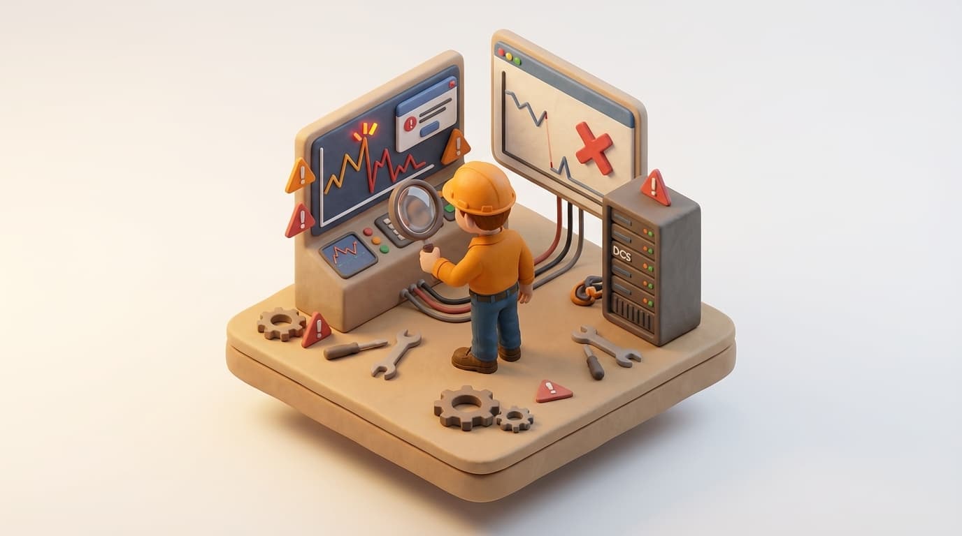 Illustration for Troubleshooting Missing Value Spikes in PI System from DCS Historians — PiSharp